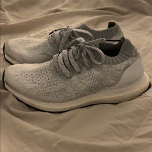 Uncaged grey Adidas UltraBoost sneakers